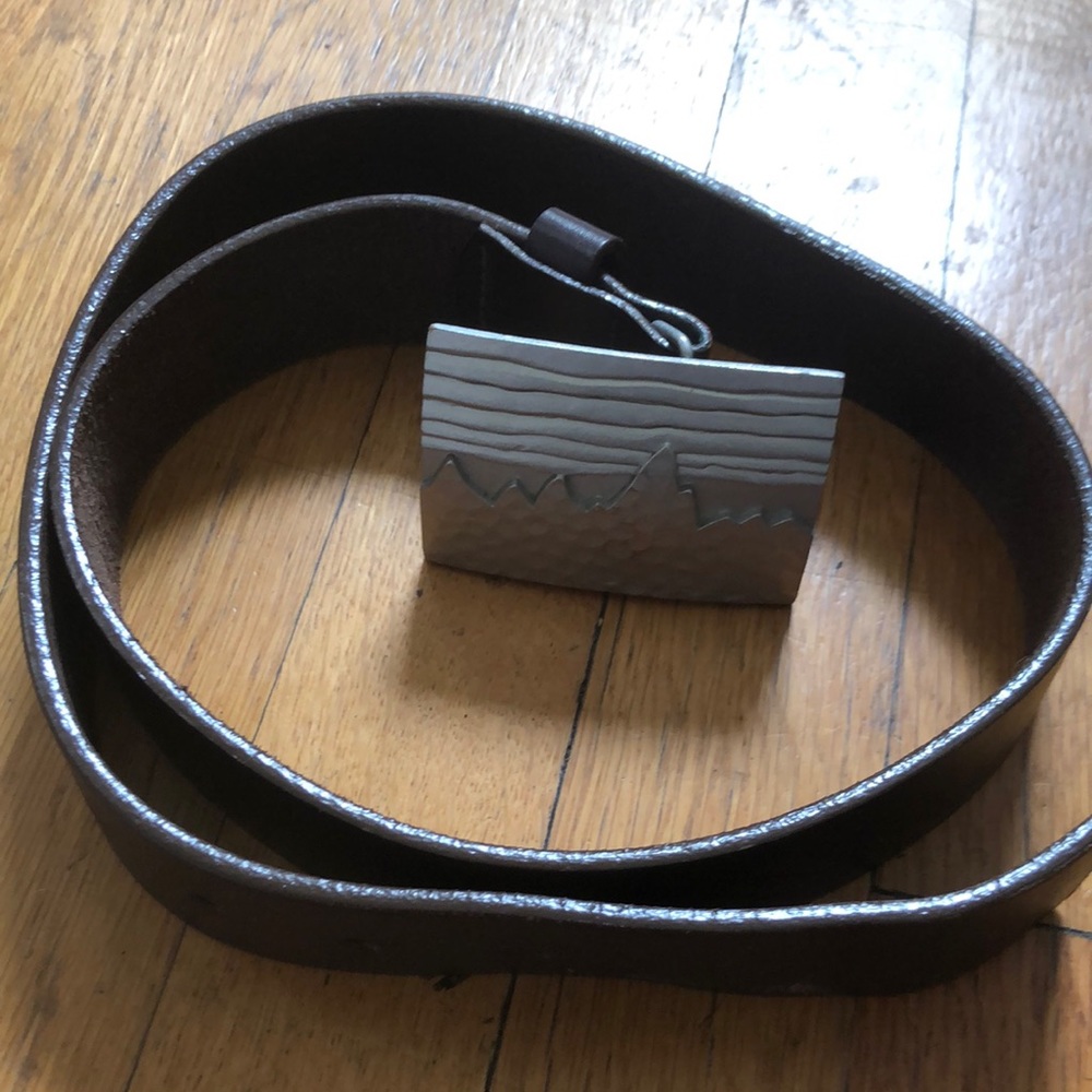 Patagonia Fitz Roy Skyline Metal Buckle Belt 32